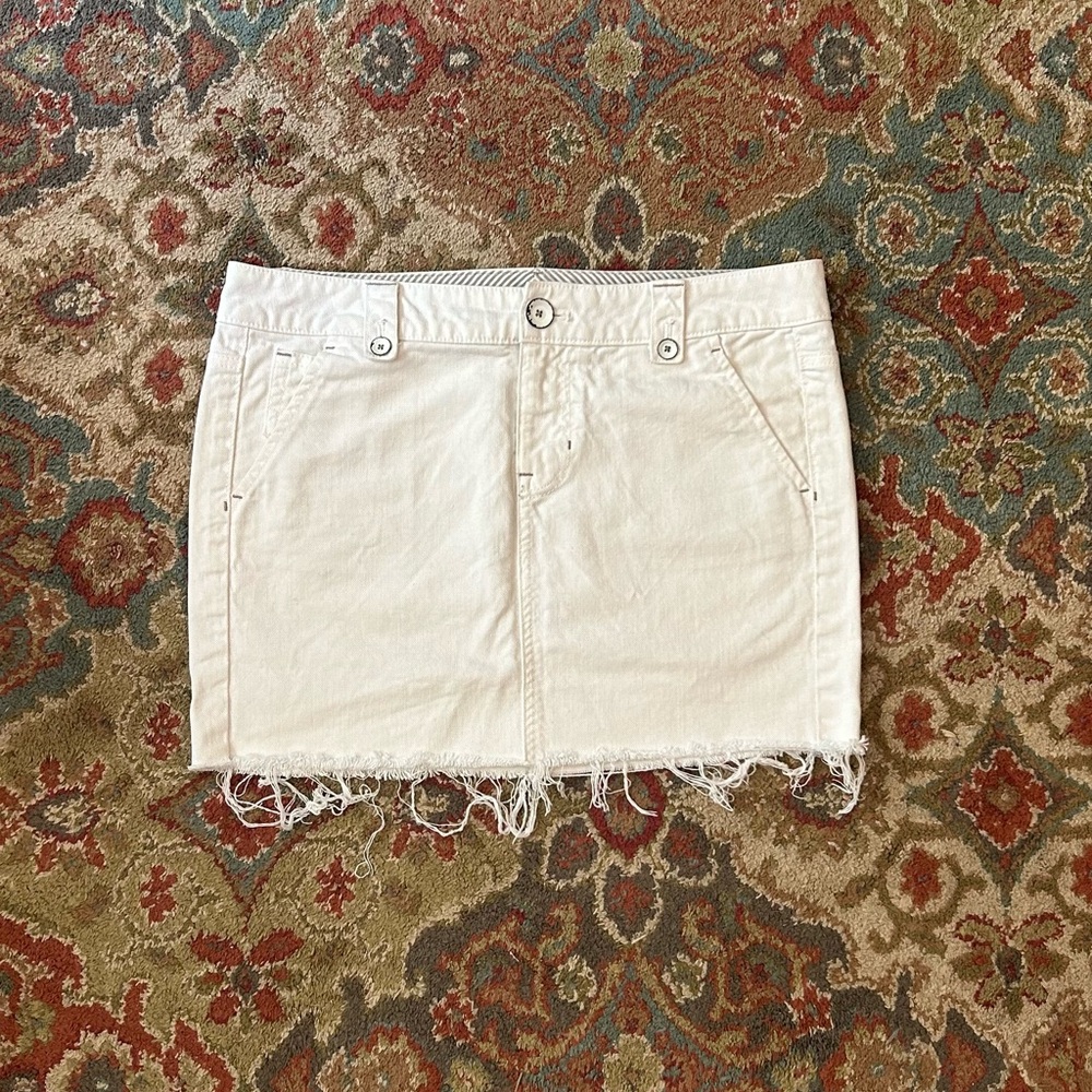 GAP White Mini Skirt